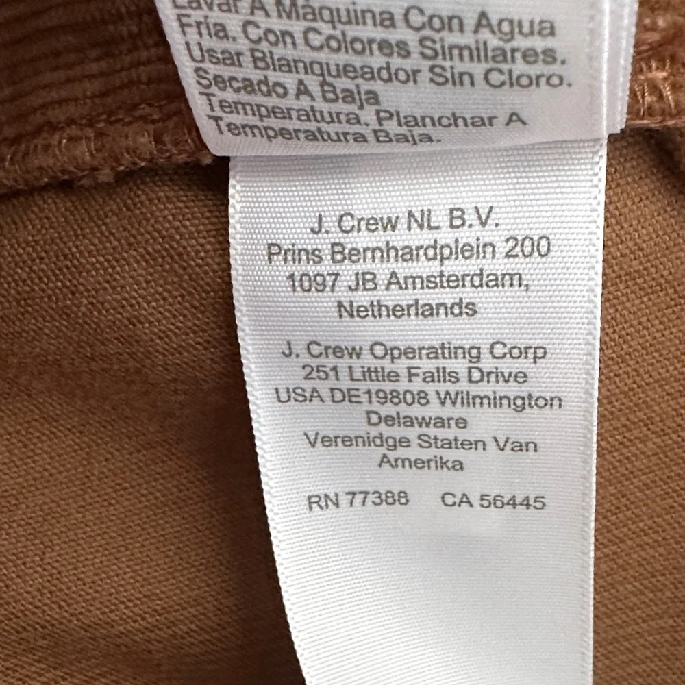 J. Crew Men's Corduroy Pants in Rich Brown